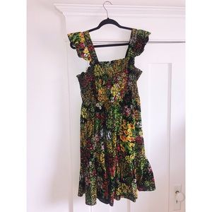 Pretty ASOS Multi-colour Floral Ruffle Sundress